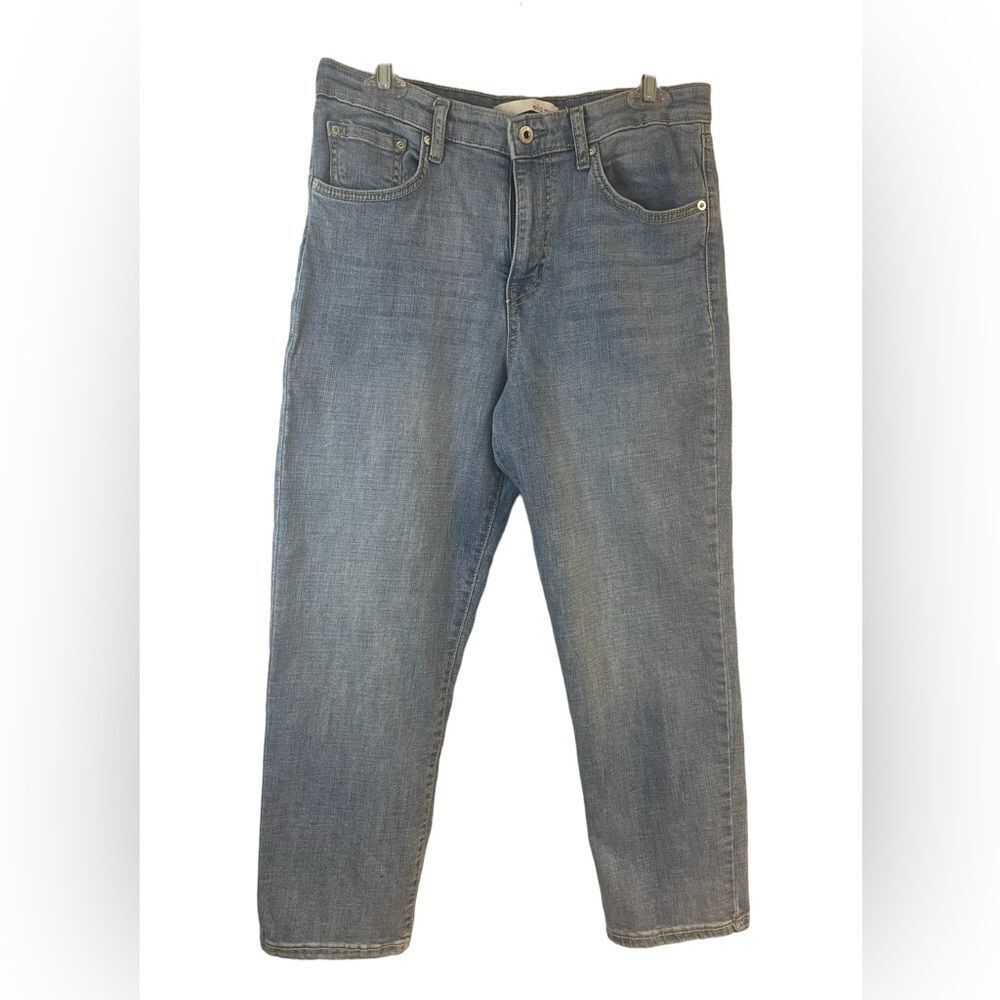 Ella Moss high wasted, straight, light washed jeans. Size 10/30